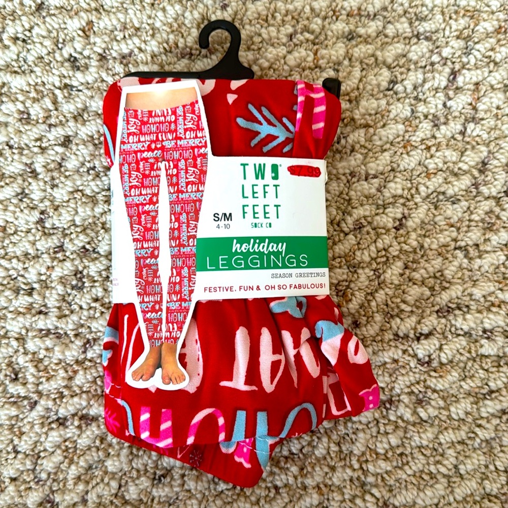 NWT holiday leggings S/M